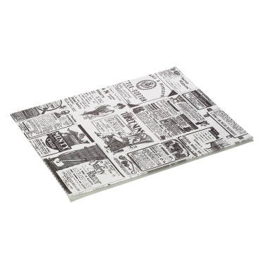 Papier à burger Times blanc Set WRAP & GO, 28 x 34 cm, lot de 1000 pcs, papier résistant à la graisse - Was Germany