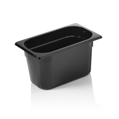 Conteneur GN 96 NOIR 1/4-150 mm, noir, polycarbonate - Was Germany