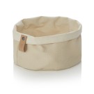 Sac à pain FLIP en coton, Ø 20 cm, hauteur 12 cm, crème, toile - Was Germany