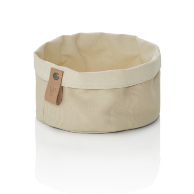 Sac à pain FLIP COTON, Ø 17 cm, hauteur 10 cm, crème, toile - Was Germany
