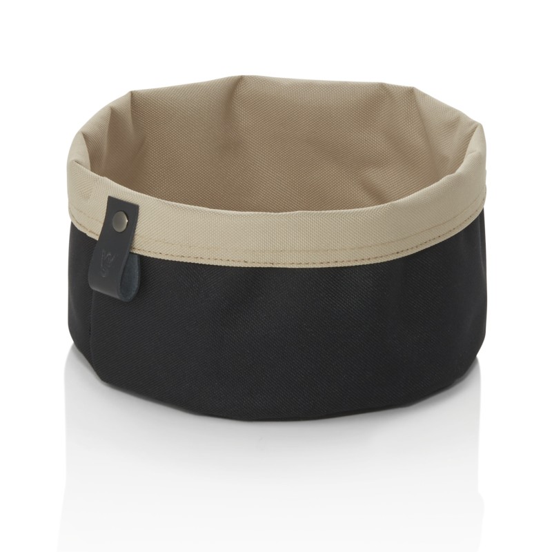 Sac à pain FLIP TETRON, Ø 20 cm, hauteur 13 cm, gris clair/kaki clair, tétron - Was Germany
