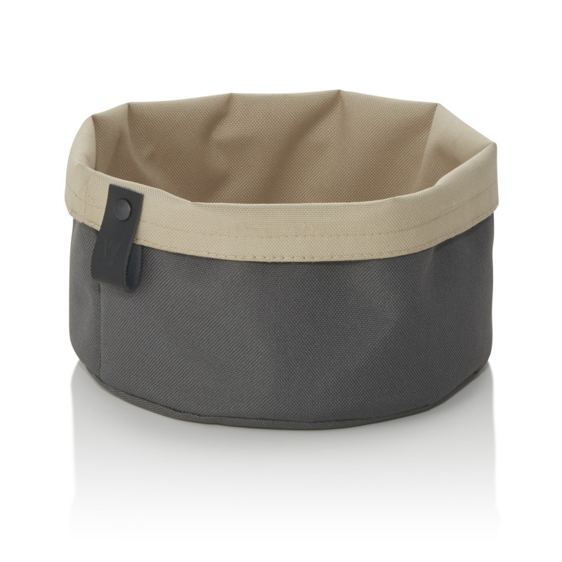 Sac à pain FLIP TETRON, Ø 20 cm, hauteur 13 cm, gris clair/kaki clair, tétron - Was Germany