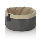 Sac à pain FLIP TETRON, Ø 20 cm, hauteur 13 cm, gris clair/kaki clair, tétron - Was Germany