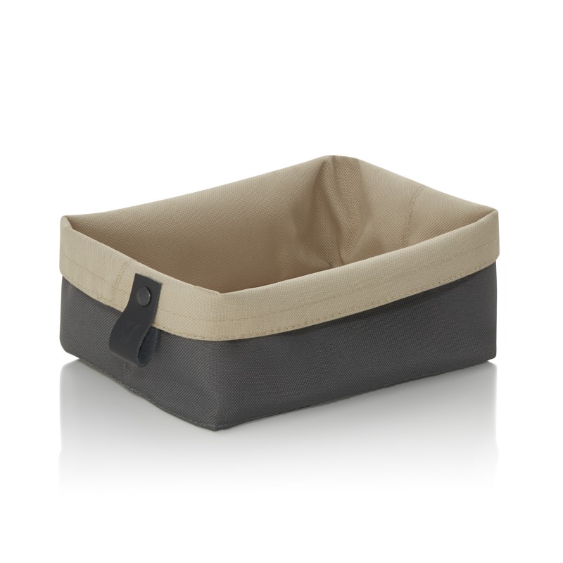 Sac à pain FLIP TETRON, 20 x 14 x 9 cm, gris clair/khaki clair, tetron - Was Germany
