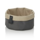 Sac à pain FLIP TETRON, Ø 17 cm, hauteur 11 cm, gris clair/kaki clair, tetron - Was Germany