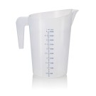 Gobelet gradué, Ø 22,5 cm, 5 l, avec échelle de 100 ml, polypropylène - Was Germany