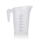 Gobelet gradué, Ø 19 cm, 3 l, avec échelle de 100 ml, en polypropylène - Was Germany