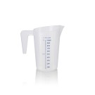 Gobelet gradué, Ø 13 cm, 1 l, avec échelle de 50 ml, polypropylène - Was Germany