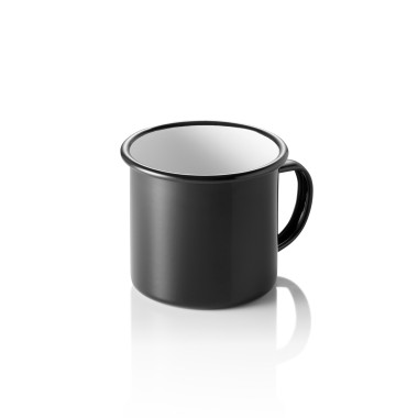Gobelet à anse GRACE, Ø 9 cm, 500 ml, émaillé - Was Germany