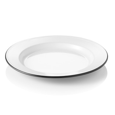 Assiette GRACE, plate, Ø 26 cm, émaillée - Was Germany