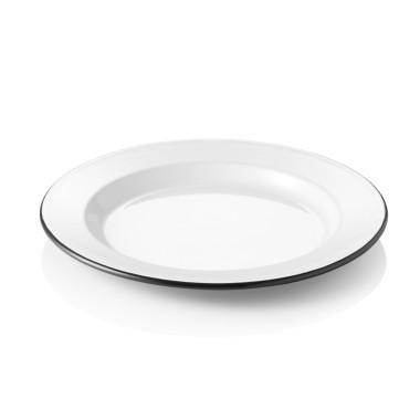 Assiette GRACE, plate, Ø 24 cm, émaillée - Was Germany