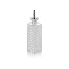 Bouteille d'amertume NOCTURN, 0,23 l, 5,5 x 5,5 x 17 cm, verre, acier inoxydable - Was Germany