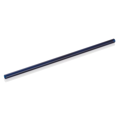 Lot 50 pailles en verre avec brosse NOCTURN, 23 cm, Ø 8 mm, bleu - Was Germany