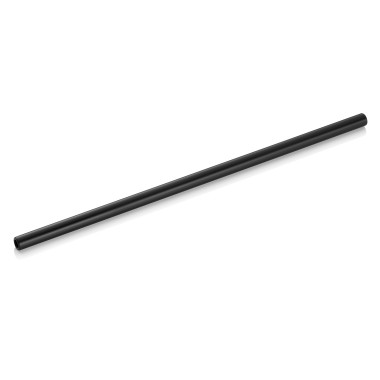 Lot 50 paille en verre avec brosse NOCTURN, 23 cm, Ø 8 mm, noir - Was Germany