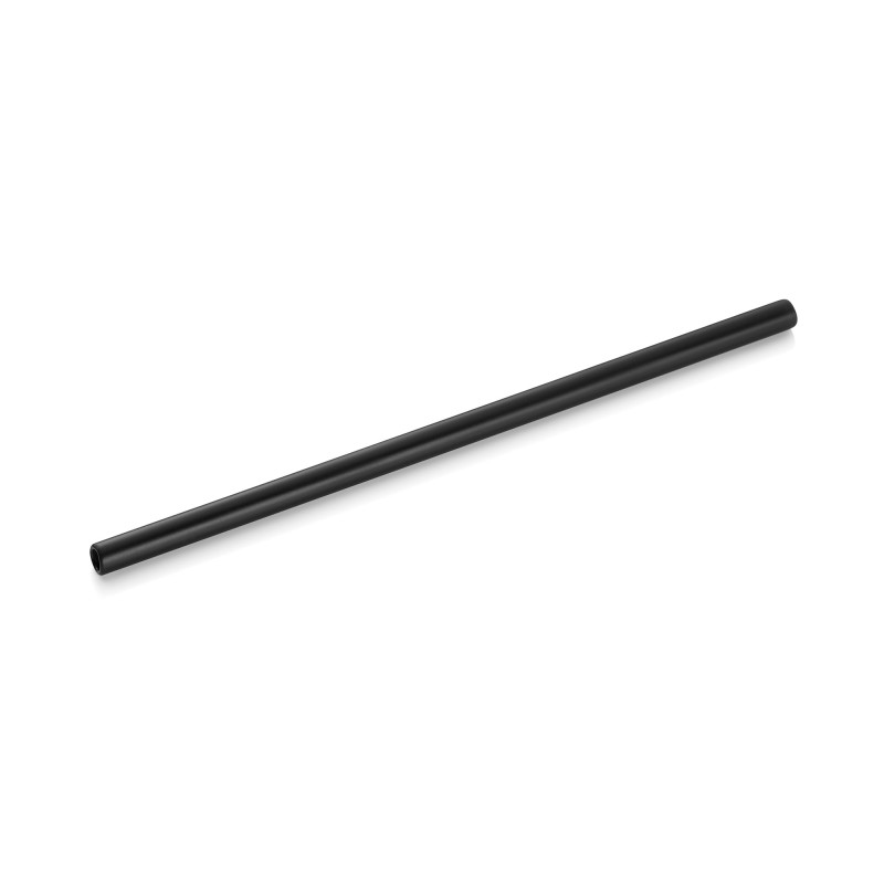 Lot pailles en verre avec brosse NOCTURN, 20 cm, Ø 8 mm, noir, lot de 50 pcs, en verre - Was Germany