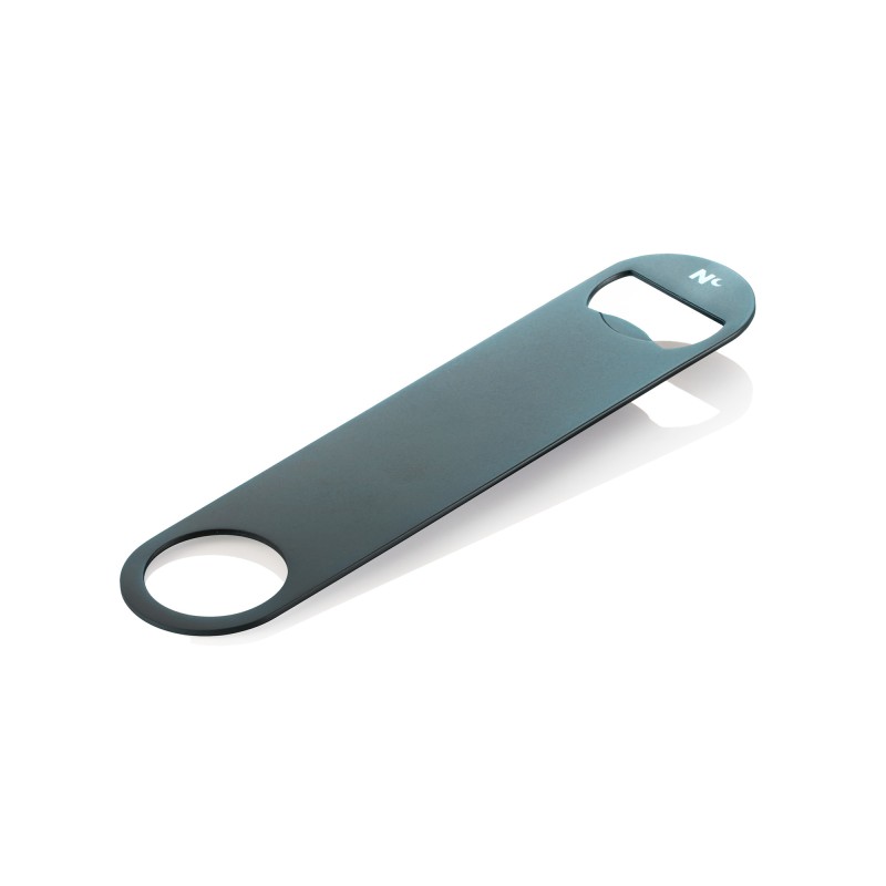 Décapsuleur NOCTURN, 18 x 4 cm, bleu mat - HLC, acier inoxydable chrome nickel 18/8 - Was Germany