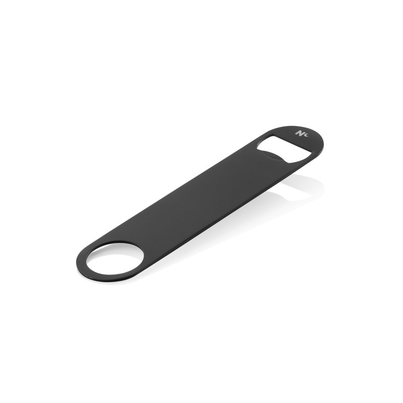 Décapsuleur NOCTURN, 18 x 4 cm, noir mat, acier chromé nickel 18/8 - Was Germany