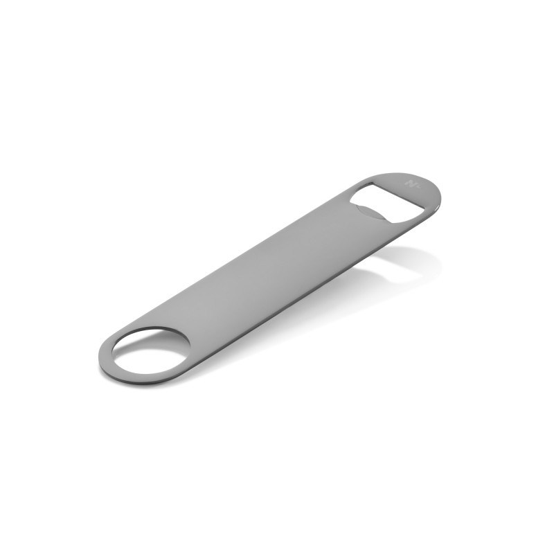 Décapsuleur NOCTURN, 18 x 4 cm, métal gun, acier inoxydable chrome nickel 18/8 - Was Germany