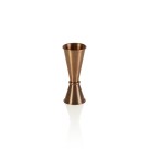 Jigger, Ø 4,5 cm, hauteur 11,5 cm, 2,5/5 cl, bronze, acier inoxydable chromé, revêtement PVD - Was Germany