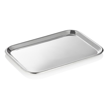 Plateau pour burgers, 30 x 21,5 x 1,5 cm, acier inoxydable - Was Germany