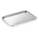 Plateau pour burgers, 30 x 21,5 x 1,5 cm, acier inoxydable - Was Germany