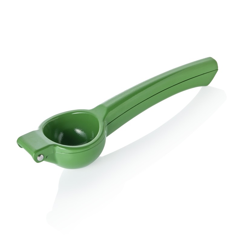 Presse-citron, Ø 5 cm, 20,5 x 6 cm, vert, aluminium coulé - Was Germany