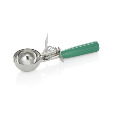 Portioneuse 22 cm, Ø 6,5 cm, poignée verte, acier inoxydable chrome nickel 18/8, polypropylène - Was Germany