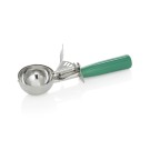 Portioneuse 22 cm, Ø 6,5 cm, poignée verte, acier inoxydable chrome nickel 18/8, polypropylène - Was Germany