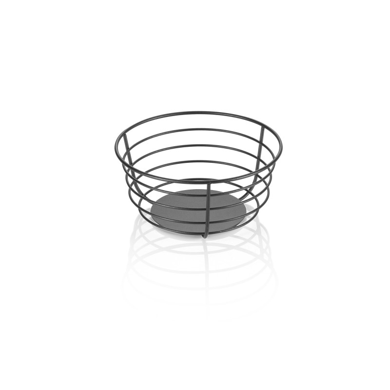 Panier à buffet STEELNEST, Ø 19 cm, hauteur 9 cm, revêtu par poudre, métal - Was Germany