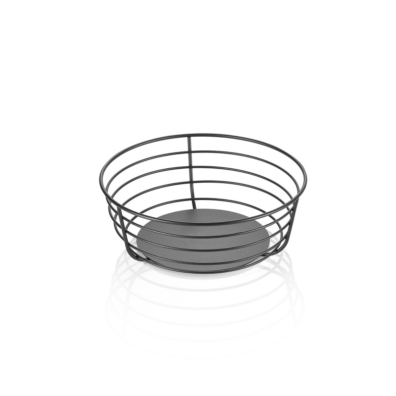 Panier à buffet STEELNEST, Ø 23 cm, hauteur 8,5 cm, métal revêtu par poudre - Was Germany