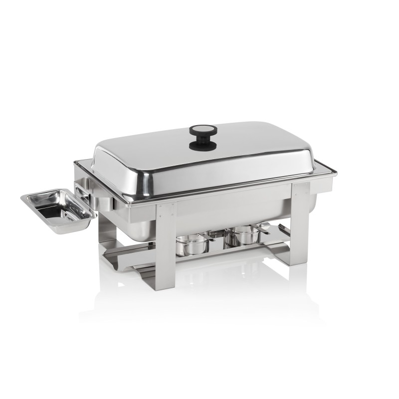 Bain-marie GN 1/1, 62 x 35 x 22,5 cm, empilable, en acier inoxydable chrome-nickel - Was Germany