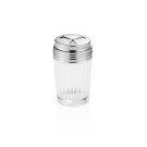 Multi-saupoudreuse, Ø 7 cm, hauteur 11,5 cm, verre, acier inoxydable chrome nickel 18/8 - Was Germany