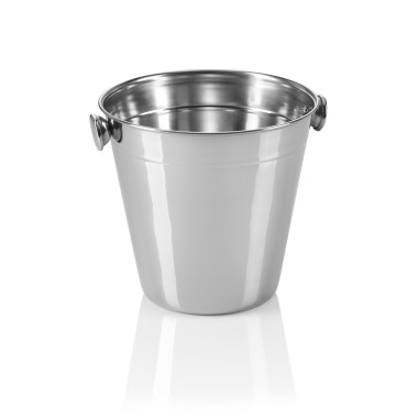 Seau à glace mini, Ø 14 cm, hauteur 13 cm, 1 l, acier chrome nickel - Was Germany
