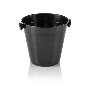 Seau à glace mini, Ø 14 cm, hauteur 13 cm, 1 l, acier inox chrome - Was Germany