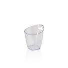 Rafraîchisseur de bouteille, Ø 9,5 cm, hauteur 11 cm, 0,4 l, transparent - Was Germany