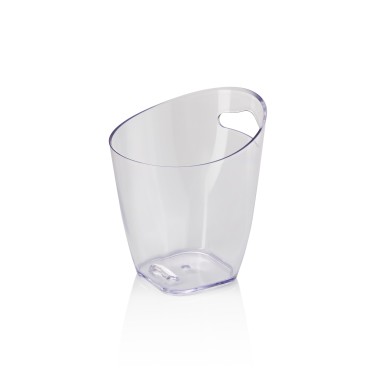 Rafraîchisseur de bouteille, Ø 14 cm, hauteur 16,5 cm, 1,2 l, transparent - Was Germany