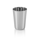 Lot tasses, 0,4 l, Ø 8 cm, hauteur 11,5 cm, Lot 4 pcs, acier inoxydable chromé - Was Germany
