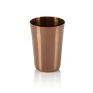 Lot tasses, 0,4 l, Ø 8 cm, hauteur 11,5 cm, bronze, Lot 4 pcs, acier inoxydable chromé, revêtu PVD - Was Germany