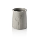 Range-couverts Mare, Ø 11 cm, hauteur 14,5 cm, béton, Éthylène-vinyle acétate - Was Germany