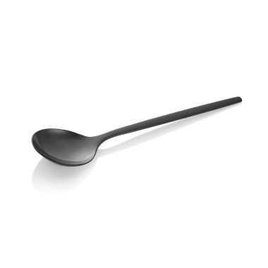 Cuillère à soupe ALEX CHAMPAGNE, avec revêtement PVD noir mat, 18 cm, Lot 12 pcs, acier chrome-nickel 18/10 - Was Germany