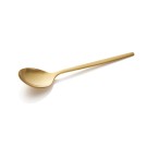 Cuillère à soupe ALEX OR, avec revêtement PVD mat, 18 cm, Lot 12 , acier chrome-nickel 18/10 - Was Germany