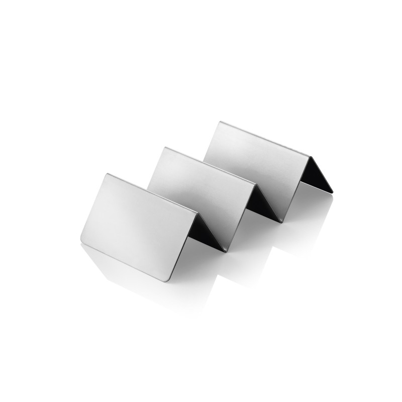 Présentoir à snacks avec 2 étagères, 21 x 10 x 5 cm, en acier inoxydable - Was Germany
