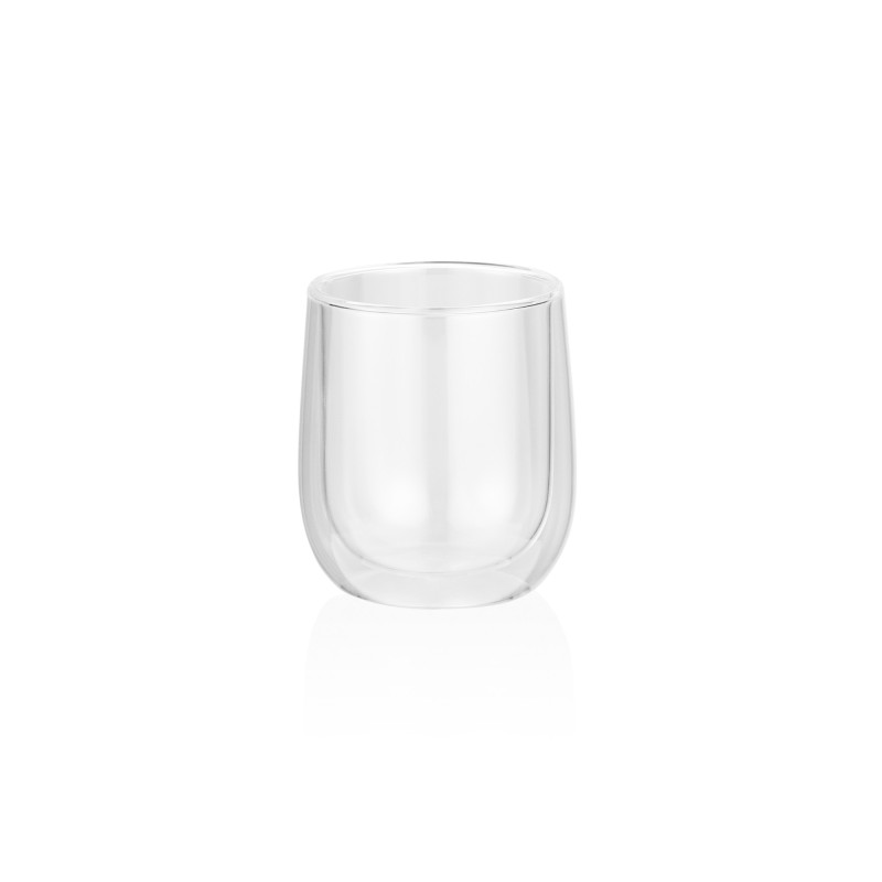 Set à espresso DESPRESSO, 90 ml, Ø 7 cm, Lot 2 , verre borosilicaté - Was Germany
