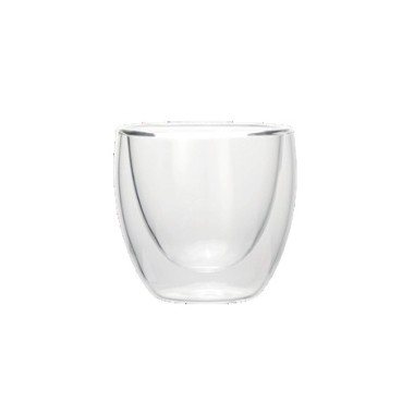 Set à espresso CURVÉ, 80 ml, Ø 6 cm, Lot 2 , verre borosilicate - Was Germany