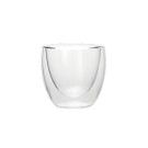 Set à espresso CURVÉ, 80 ml, Ø 6 cm, Lot 2 , verre borosilicate - Was Germany