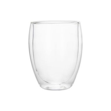 Ensemble Latte Macchiato CURVED, 350 ml, Ø 11,5 cm, Lot 2 , verre borosilicaté - Was Germany