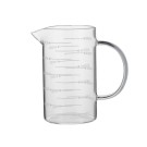 Gobelet gradué, Ø 8 cm, 0,5 l, avec échelle de 50 ml, en verre borosilicate - Was Germany