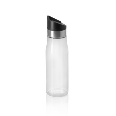 Carafe avec bouchon à vis, 850 ml, Ø 7,5 cm, verre borosilicate, plastique ABS, silicone - Was Germany