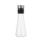 Carafe, 1,0 l, Ø 7 cm, verre borosilicate, acier inoxydable, silicone - Was Germany
