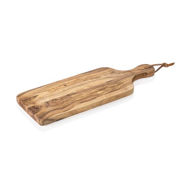 Planche de service avec poignée en bois d'olive PURE OLIVE, 30 x 15 cm - Was Germany